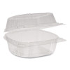 Clearview Smartlock Hinged Lid Container, 20 Oz, 5.8 x 6 x 3, Clear, Plastic, 500/Carton