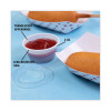 Plastic Portion Cup, 2 Oz, Translucent, 200/Bag, 12 Bags/Carton
