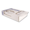 High-Density Waste Can Liners, 10 Gal, 6 Mic, 24" x 24", Natural, 50 Bags/Roll, 20 Rolls/Carton