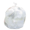 High-Density Waste Can Liners, 10 Gal, 6 Mic, 24" x 24", Natural, 50 Bags/Roll, 20 Rolls/Carton