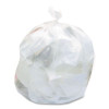 High-Density Waste Can Liners, 30 Gal, 16 Mic, 30" x 37", Natural, 25 Bags/Roll, 20 Rolls/Carton