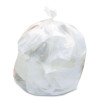 High-Density Waste Can Liners, 33 Gal, 16 Mic, 33" x 40", Natural, 25 Bags/Roll, 10 Rolls/Carton