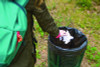 High-Density Waste Can Liners, 60 Gal, 22 Mic, 38" x 60", Black, 25 Bags/Roll, 6 Rolls/Carton