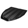 Disposable Urinal Floor Mat, Shield-Shaped, Fresh Blast Scent, Black Non-Slip Perforated Surface, 17.5" x 20.38", 6/Carton