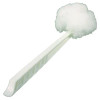 Deluxe Toilet Bowl Mop, 10" Handle, 4.5" Mop Head, White, 25/Carton