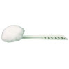 Deluxe Toilet Bowl Mop, 10" Handle, 4.5" Mop Head, White, 25/Carton