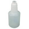 Plastic Bottles With Graduations, 24 Oz, Clear, 24/Carton
