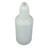 Plastic Bottles With Graduations, 32 Oz, Clear, 12/Carton