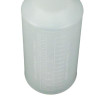 Plastic Bottles With Graduations, 32 Oz, Clear, 12/Carton