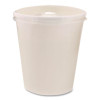 Plastic High Heat Vented Lid, Fits 16 Oz To 32 Oz Containers, White, 50/Bag, 10 Bags/Carton