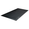 Clean Step Outdoor Rubber Scraper Mat, Black Ribbon Ribbed Polypropylene Surface, 36" x 60"