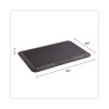 Anti-Fatigue Mat, Rectangular, Black Textured Surface, 20" x 30"
