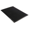 Soft Step Supreme Anti-Fatigue Floor Mat, Rectangular, Black Cross-Hatch Embossed Surface, 24" x 36"