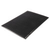 Soft Step Supreme Anti-Fatigue Floor Mat, Rectangular, Black Cross-Hatch Embossed Surface, 24" x 36"