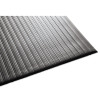 Air Step Anti-Fatigue Mat, Rectangular, Black Ribbed Surface, 24" x 36"