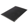 Soft Step Supreme Anti-Fatigue Floor Mat, Rectangular, Black Cross-Hatch Embossed Surface, 36" x 60"