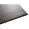 Air Step Anti-Fatigue Mat, Rectangular, Black Ribbed Surface, 36" x 60"