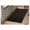 Golden Series Dual Rib Indoor Wiper Mats, Rectangular, Charcoal Gray Carpeted Surface, 48" x 72"