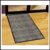 Silver Series Indoor Walk-Off Mat, Rectangular, Salt/Pepper/Black Plush Pile Surface, 36" x 60"