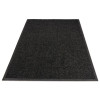 Platinum Series Walk-Off Indoor Wiper Mat, Rectangular, Black Carpeted Surface, 36" x 60"