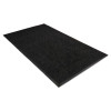 Platinum Series Walk-Off Indoor Wiper Mat, Rectangular, Black Carpeted Surface, 36" x 60"