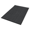 Platinum Series Walk-Off Indoor Wiper Mat, Rectangular, Gray Carpeted Surface, 48" x 72"
