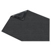 Platinum Series Walk-Off Indoor Wiper Mat, Rectangular, Gray Carpeted Surface, 48" x 72"