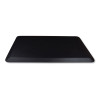 Anti-Fatigue Mat, Rectangular, Black Smooth Surface, 36" x 24"