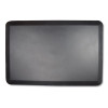 Anti-Fatigue Mat, Rectangular, Black Smooth Surface, 36" x 24"