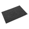 Cross-Over Wiper/Scraper Mat, Rectangular, Gray Carpeted Surface, 48" x 72"