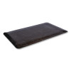 Cushion-Step Marbleized Rubber Mat, Rectangular, Black Smooth Surface, 36" x 60"