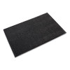 Dust-Star Microfiber Wiper Mat, Rectangular, Charcoal Gray Carpeted Surface, 36" x 10 Ft
