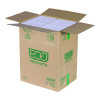 Wrapped Straw, 7.75", Plastic, Green, 9,600/Carton