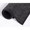 Fore-Runner Outdoor Scraper Mat, Gray Loop-Twist Ribbed Polypropylene Surface, 36" x 60"