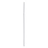 Flexible Wrapped Straws, 7.75", Plastic, White, 500/Pack, 20 Packs/Carton