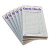Guest Check Pad, 17 Lines, Two-Part Carbon, 3.5 x 6.7, 50 Forms/Pad, 50 Pads/Carton
