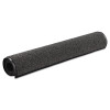 Rely-On Olefin Indoor Wiper Mat, Rectangular, Charcoal Gray Cut Pile Surface, 36" x 60"