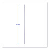 Jumbo Straws, Unwrapped, 7.75", Plastic, Translucent, 250/Pack, 50 Packs/Carton
