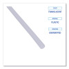 Jumbo Straws, Unwrapped, 7.75", Plastic, Translucent, 250/Pack, 50 Packs/Carton
