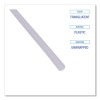 Jumbo Straws, Unwrapped, 7.75", Plastic, Translucent, 250/Pack, 50 Packs/Carton