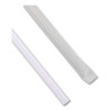Wrapped Jumbo Straws, 7.75", Polypropylene, Clear, 500/Pack, 24 Packs/Carton