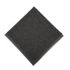 Needle-Rib Wiper/Scraper Mat, Rectangular, Charcoal Gray Ribbed Surface, 36" x 48"