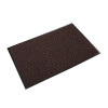 Needle-Rib Wiper/Scraper Mat, Rectangular, Brown Ribbed Surface, 36" x 60"