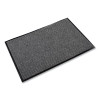 Needle-Rib Wiper/Scraper Mat, Rectangular, Gray Ribbed Surface, 36" x 60"