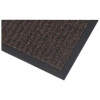 Needle-Rib Wiper/Scraper Mat, Rectangular, Brown Ribbed Surface, 48" x 72"