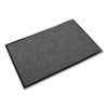 Needle-Rib Wiper/Scraper Mat, Rectangular, Gray Ribbed Surface, 48" x 72"