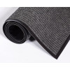 Needle-Rib Wiper/Scraper Mat, Rectangular, Gray Ribbed Surface, 36" x 10 Ft