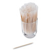 Cello-Wrapped Round Wood Toothpicks, Mint, 2.5", Natural, 1,000/Box, 15 Boxes/Carton