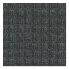 Super-Soaker Wiper/Scraper Mat With Gripper Bottom, Rectangular, Charcoal Gray Loop Pile Surface, 36" x 10 Ft