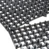 Versa-Mat Bar-Shelf Liner, Plastic, 12w X 12d X 0.25h, Black, 24/Carton